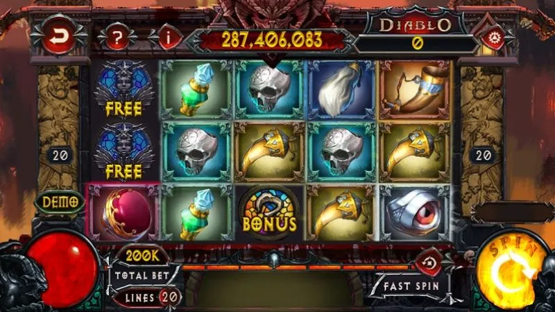 Giới thiệu game hot Diablo Slots ManClub